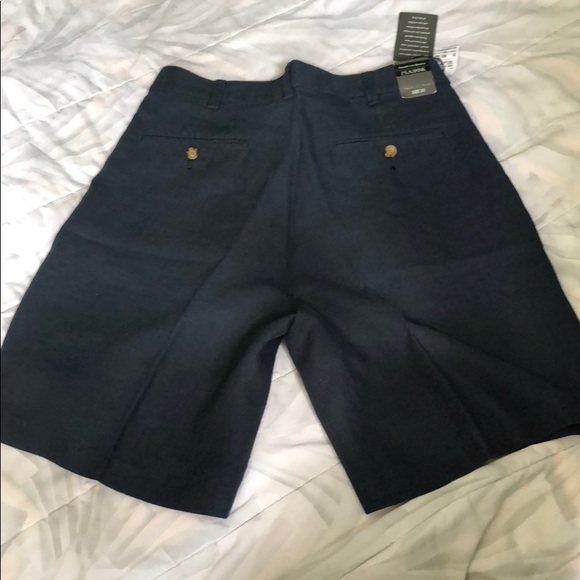 Jos. A. Bank. Blue linen shorts NWT - Picture 2 of 5